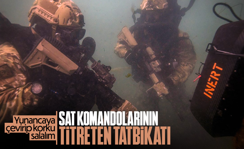Mavi Vatan'ın korkusuz komandolarının eğitimi görüntülendi