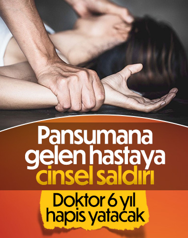 Mersin'de hastasına tecavüz eden doktora 6 yıl 3 ay hapis