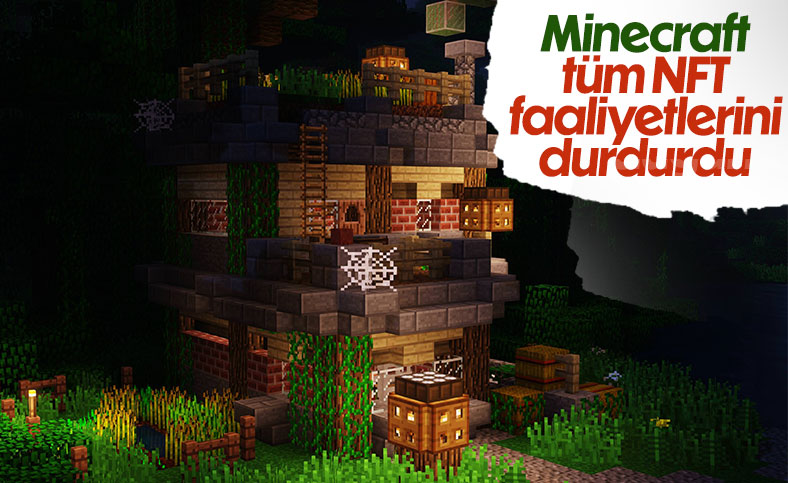 Minecraft tüm NFT faaliyetlerini durdurdu