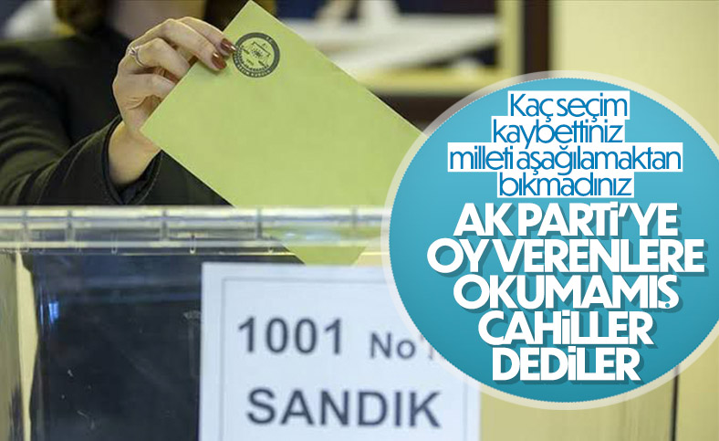 CHP'li Başkan, AK Partili seçmeni aşağıladı