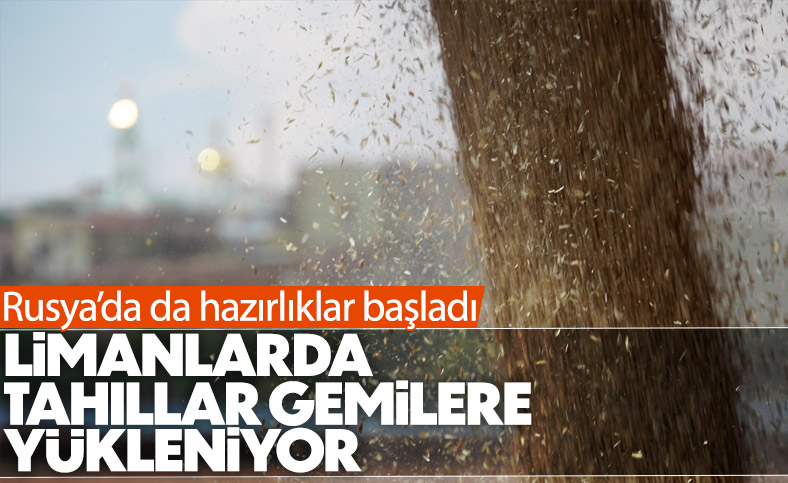 Ukrayna'nın ardından Rusya'da da tahıllar gemilere yükleniyor