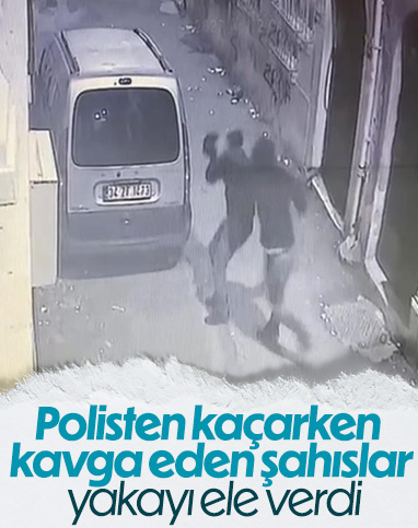 Beyoğlu'nda genci vuran şahıslar kendi aralarında kavga ederken yakalandı