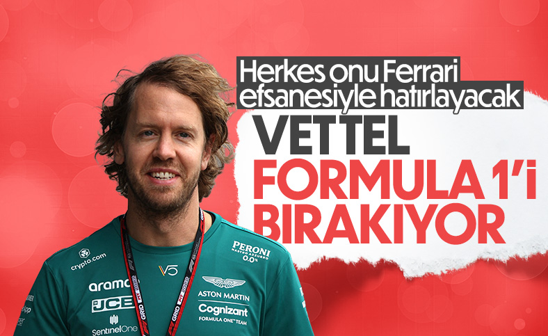 Sebastian Vettel, Formula 1'i bırakacağını açıkladı