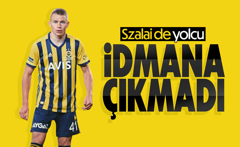Attila Szalai antrenmana çıkmadı