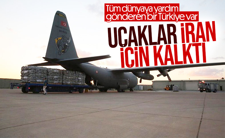Türkiye selin vurduğu İran'a yardım göndermeye devam ediyor