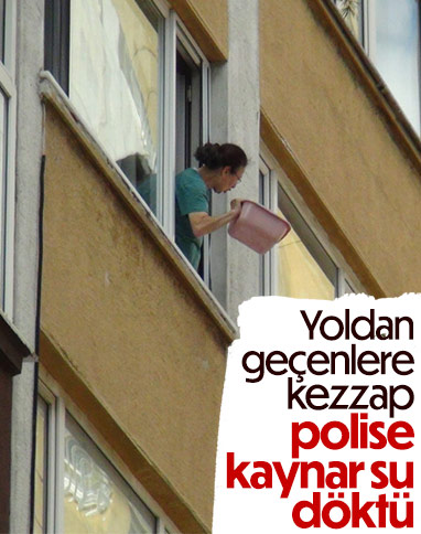 Şişli’de bir kadın, yoldan geçenlerin üzerine kezzap döktü