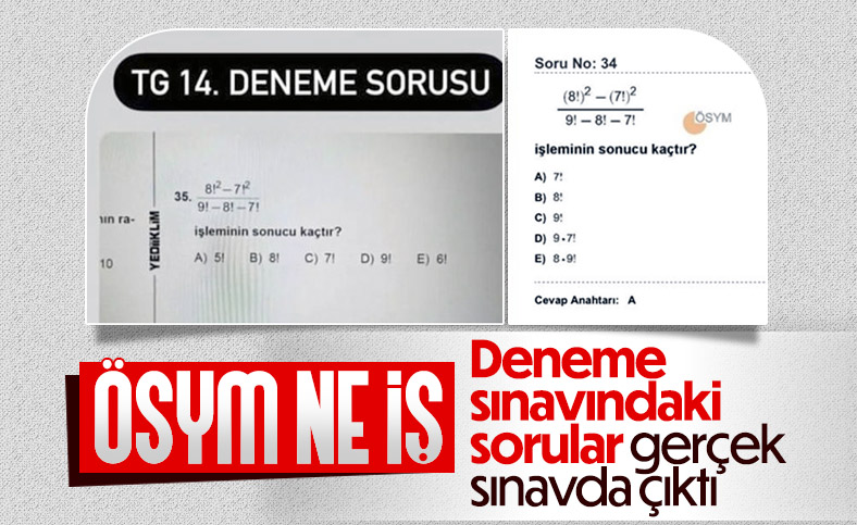 KPSS soruları deneme soruları ile aynı çıktı iddiası