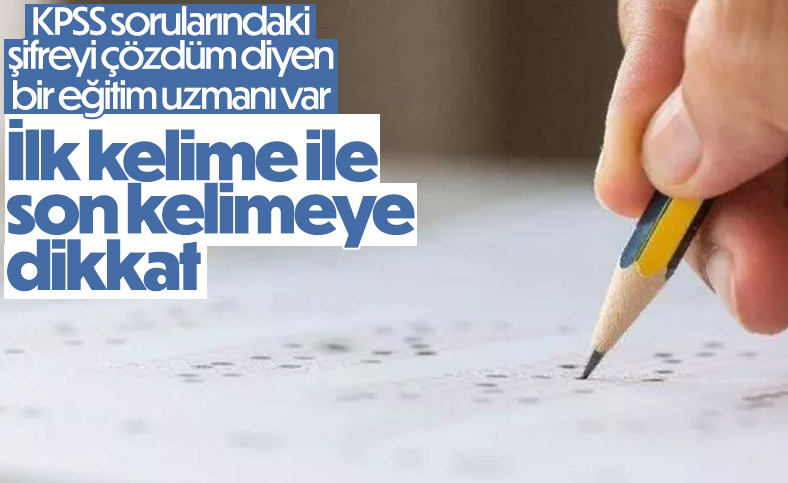 KPSS'de sızdırılan sorular hakkında