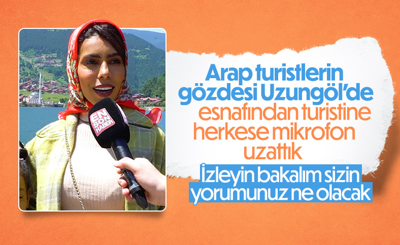Uzungöl'e yerli ve yabancı turist akını