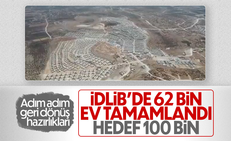 İdlib'de, 62 bin 145 briket evin yapımı tamamlandı