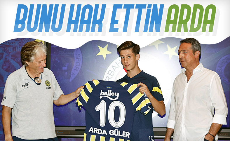 Fenerbahçe'nin yeni 10 numarası Arda Güler