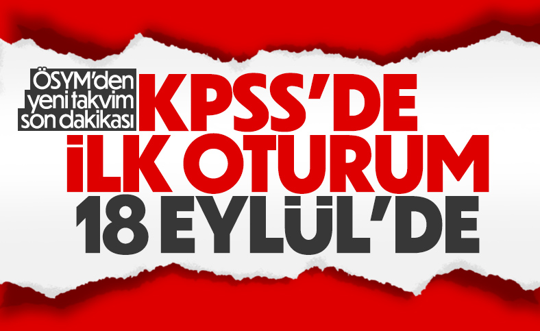 İptal edilen 2022 KPSS'nin yeni tarihi belli oldu