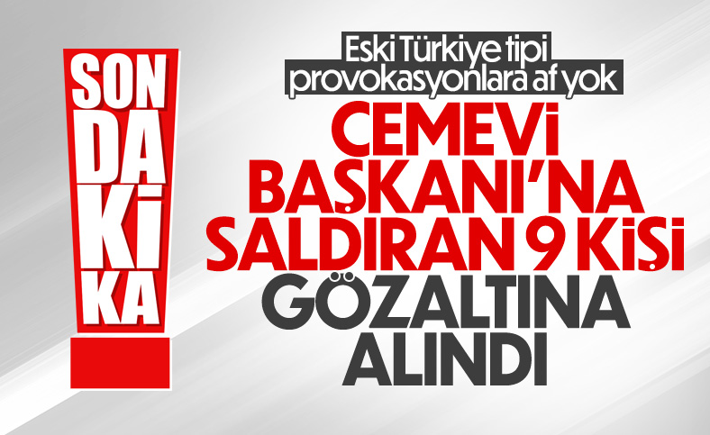 Kartal Cemevi Başkanı Selami Sarıtaş'a saldırıyla ilgili 9 gözaltı