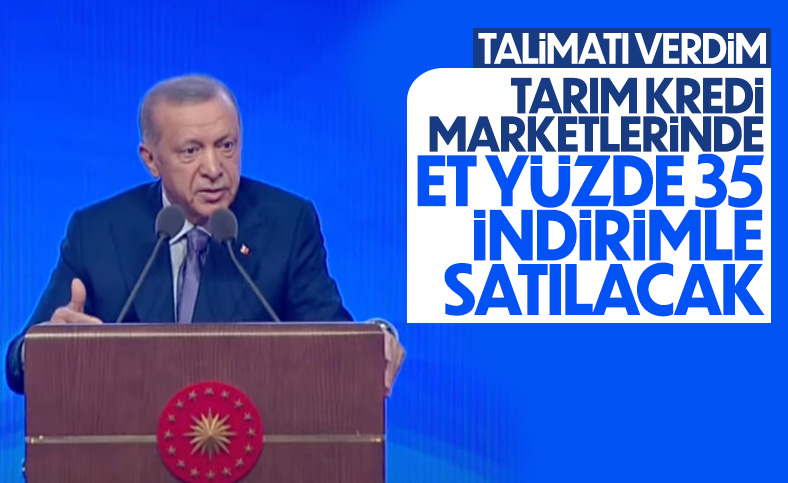 Cumhurbaşkanı Erdoğan'dan gıda fiyatlarında indirim müjdesi