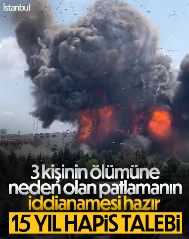 Tuzla'da 3 kişinin öldüğü patlama ile ilgili iddianame hazırlandı