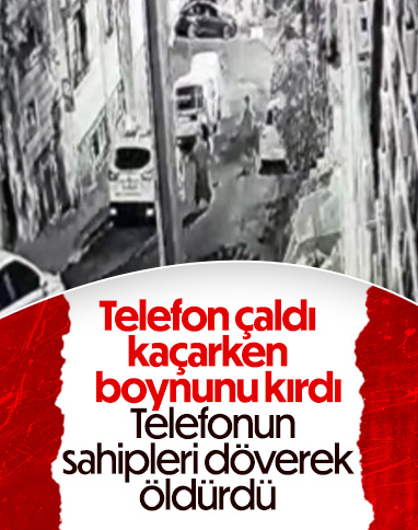 İstanbul'da telefon hırsızını döverek öldürdüler