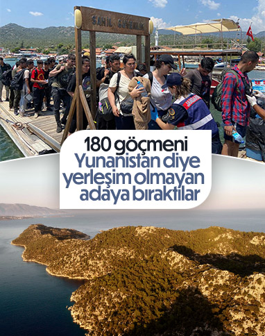 Kekova Adası'nda 20 göçmen daha yakalandı