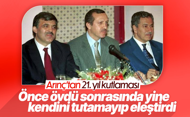 Bülent Arınç'tan AK Parti'nin kuruluş yıl dönümüne özel paylaşım