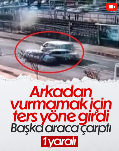 Kocaeli'de önündeki araca çarpmamak için ters şeride giren sürücü, kaza yaptı