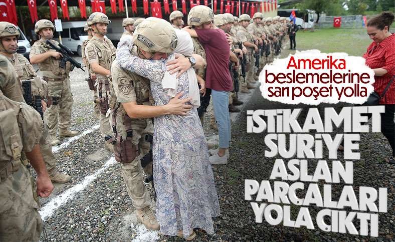 Komandolar, Suriye'ye uğurlandı