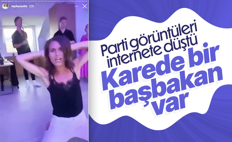 Finlandiya Başbakanı Marin, partilerken görüntülendi