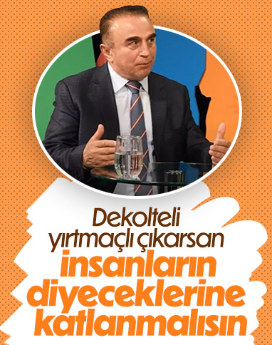 Süleyman Yağcı'dan 'dekolte' çıkışı