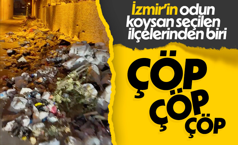 CHP'li Konak Belediyesi, çöpleri mahalleye doldurdu