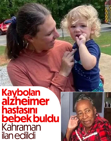 ABD'de kaybolan alzheimer hastasını 2 yaşındaki bebek buldu