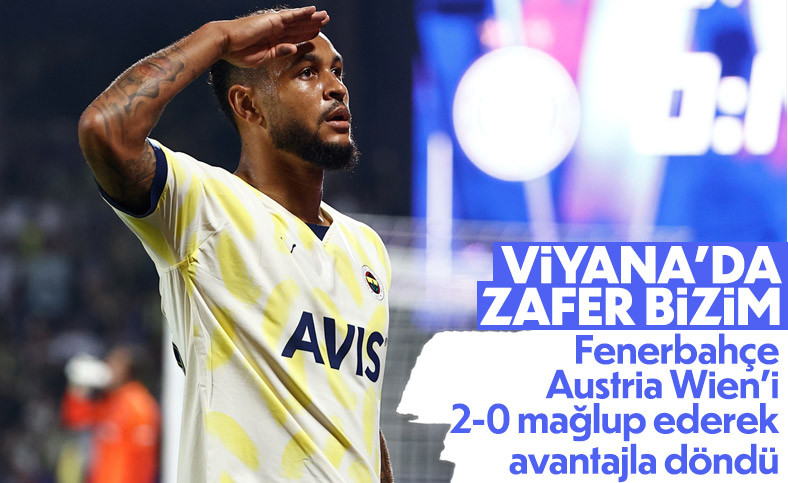 Fenerbahçe, Austria Wien'i 2-0 mağlup etti
