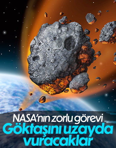 NASA, göktaşını roketle vuracak
