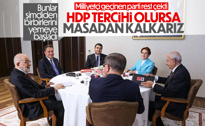 İyi Parti'den CHP'ye rest: HDP olursa masadan kalkarız