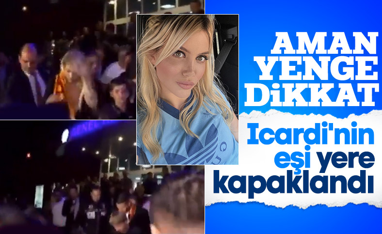 Mauro Icardi'nin eşi Wanda Nara yere düştü