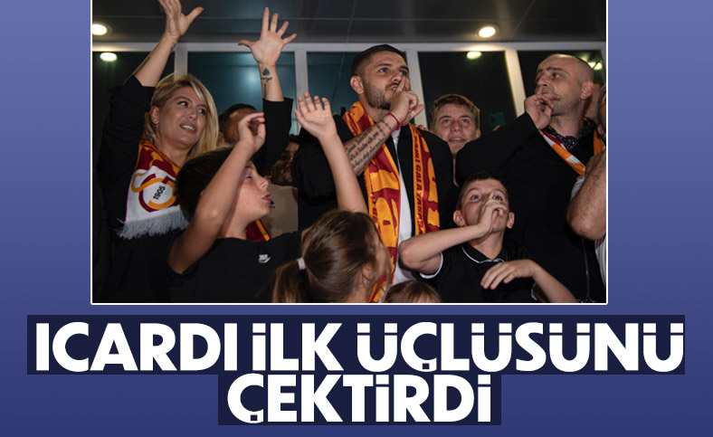 Mauro Icardi Galatasaray için İstanbul'a geldi