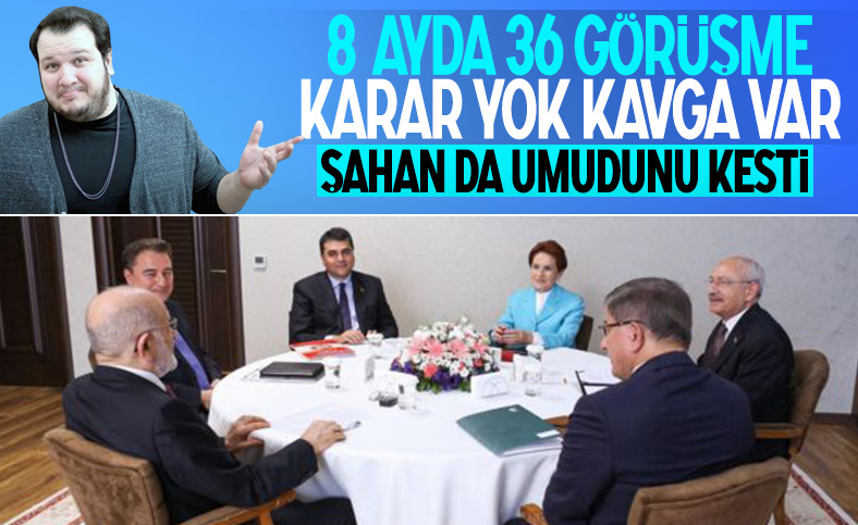 Şahan Gökbakar'dan 6'lı masaya: Masa değil ganyan