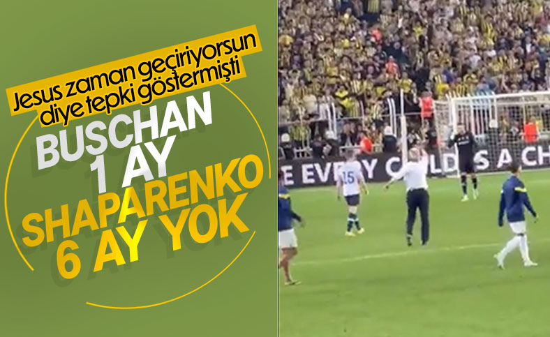 Dinamo Kiev'de Buschan 1 ay, Shaparenko 6 ay yok