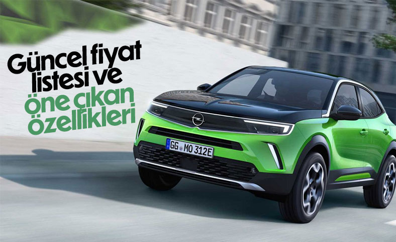 Yeni Opel Mokka eylül ayı fiyat listesi ve öne çıkan özellikleri