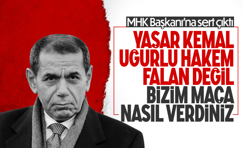 Dursun Özbek'ten hakemlere ağır sözler