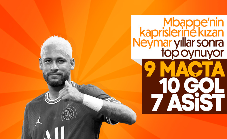 Neymar bu sezon çok başka oynuyor