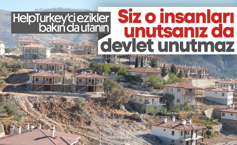 Antalya'da orman yangını sonrası yeni bir köy inşa edildi