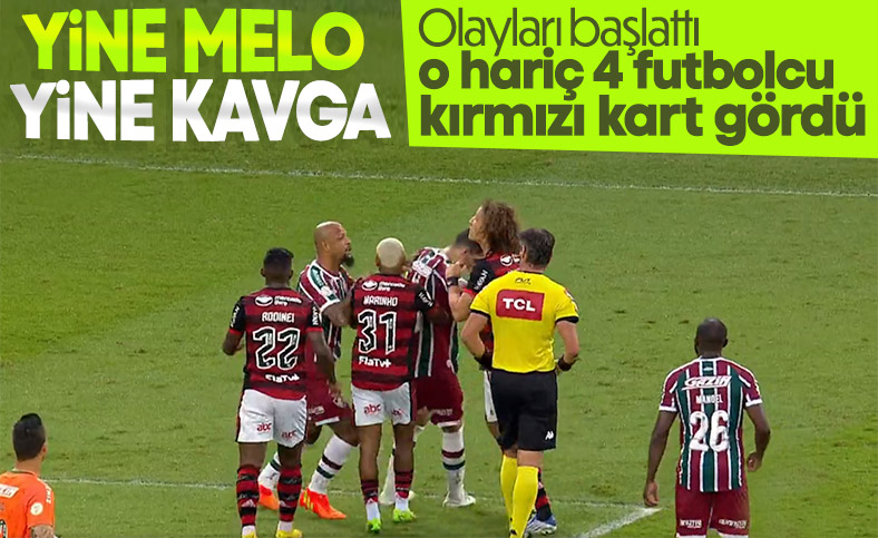 Felipe Melo ve David Luiz kavga etti