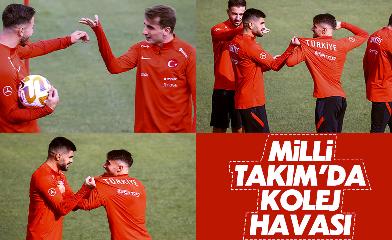 Milli Takım'da eğlenceli anlar