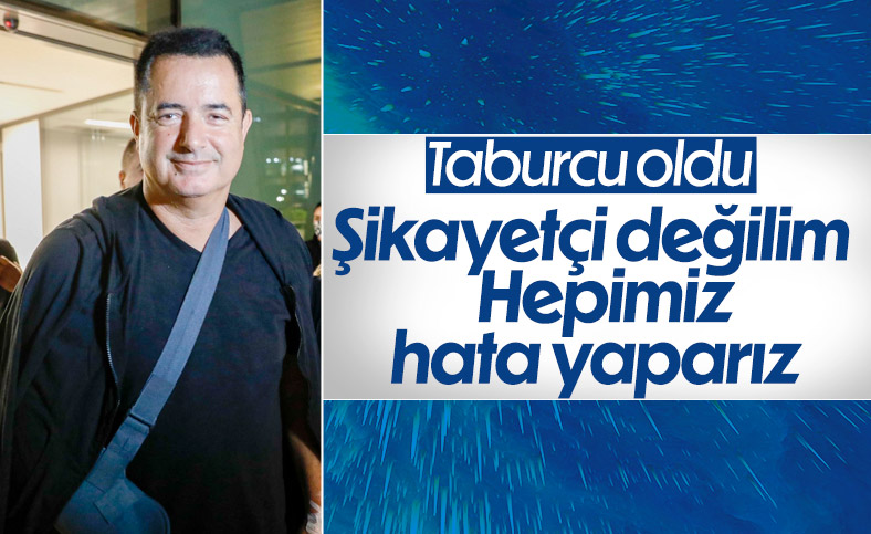 Motosiklet kazası geçiren Acun Ilıcalı taburcu oldu: Şikayetçi değilim