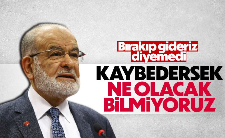 Temel Karamollaoğlu'ndan 'Kaybederseniz ne yapacaksınız' sorusuna yanıt