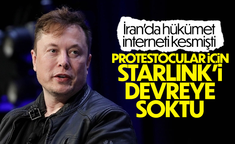 Elon Musk'tan İranlı protestoculara Starlink desteği