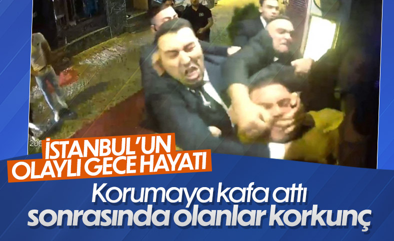 Ortaköy'de eğlence mekanı önünde güvenlik görevlileri 1'i kadın 3 kişiyi dövdü