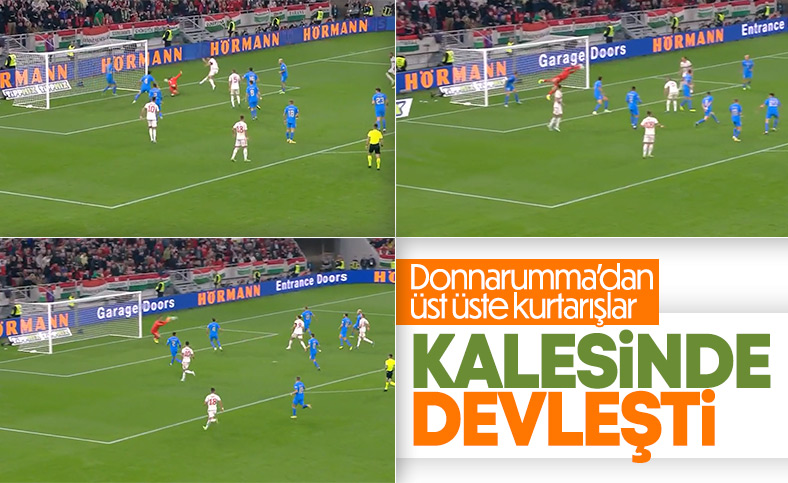 İtalya'nın kalecisi Donnarumma kalesinde devleşti