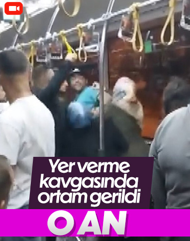 Sultanbeyli’deki yolcuların koltuk kavgası