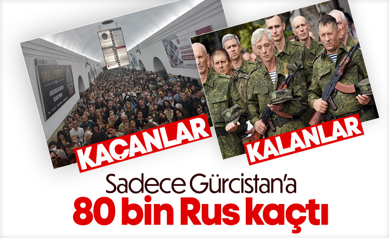 Seferberlikten kaçan Ruslar, Gürcistan'ı doldurdu