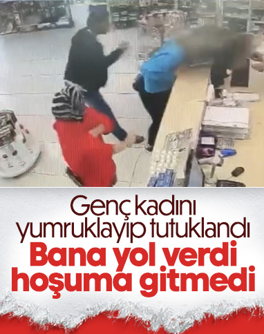 Gaziosmanpaşa'da genç kadını yumruklayan saldırgan tutuklandı