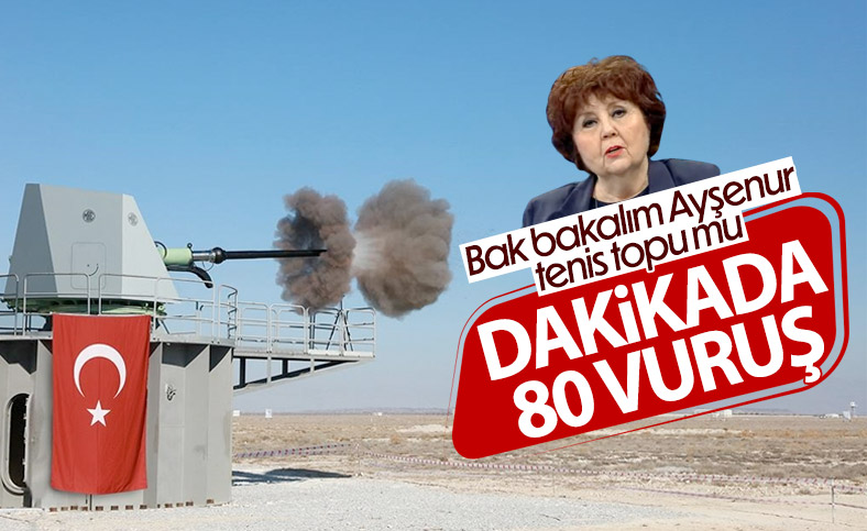MSB'den dakikada 80 atış yapan Milli Deniz Topu paylaşımı